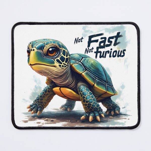 Item preview, Slow and Steady Tortoise – Not Fast Not Furious designed and sold by owi-art.