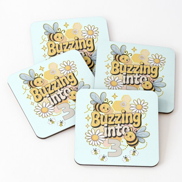 Item preview, Buzzing Into 3 Cute Bee Third Birthday Party designed and sold by Nzgiftsandmore.