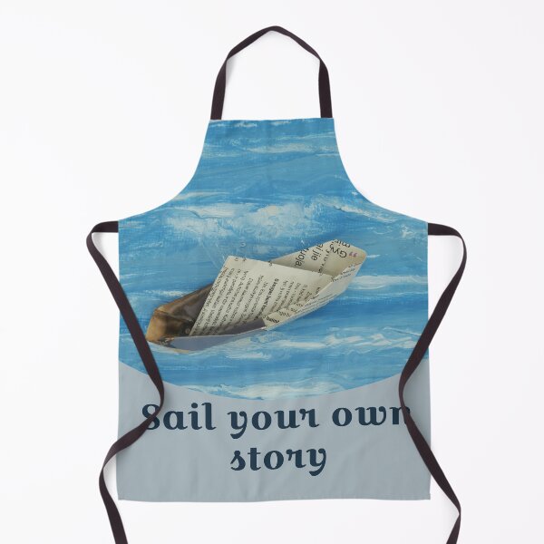 Item preview, Sail Your Own Story - Ocean Painting in Ellipse designed and sold by JurateArt-DK.