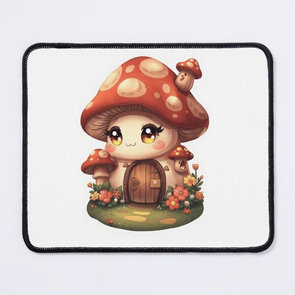 Item preview, Kawaii Mushroom House Tiny Door Garden Sticker designed and sold by funnyshop222.