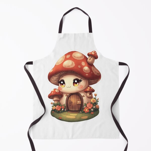 Item preview, Kawaii Mushroom House Tiny Door Garden Sticker designed and sold by funnyshop222.