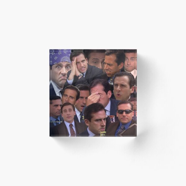 The Office Set Acrylic Block