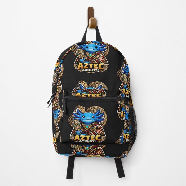Item preview, Aztec Axolotl Warrior - Ancient Mexico Cultural Art designed and sold by Verdezeus86 .