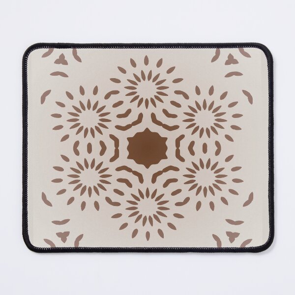 Item preview, Mediterranean Tile White Sand & Brown designed and sold by HHHeirlooms.