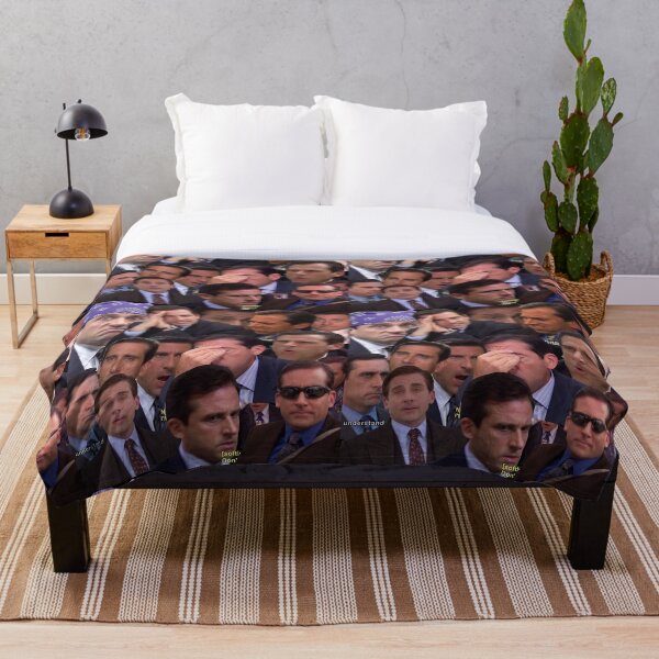 The Office Set Throw Blanket