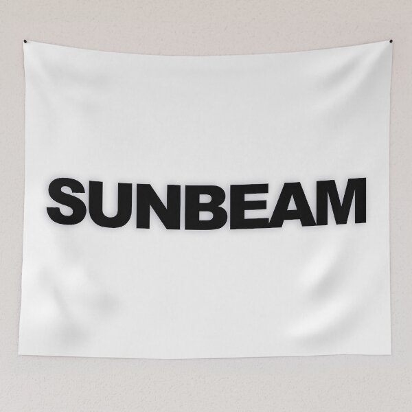 Item preview, SUNBEAM — Black Minimal Bold Type Statement designed and sold by WORDPAUSE.