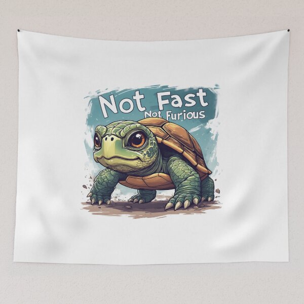 Item preview, Chill Tortoise Humor – Not Fast Not Furious  designed and sold by owi-art.