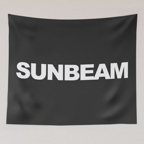 Item preview, SUNBEAM — White Minimal Bold Type Statement designed and sold by WORDPAUSE.