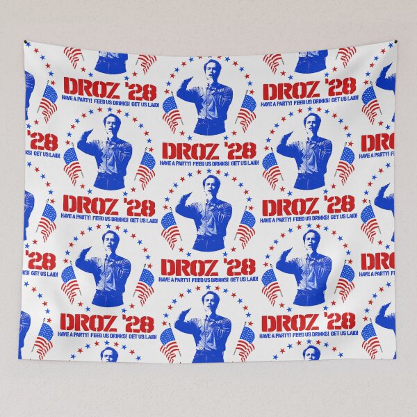 Item preview, Droz For President 2028 - PCU Movie designed and sold by darklordpug.