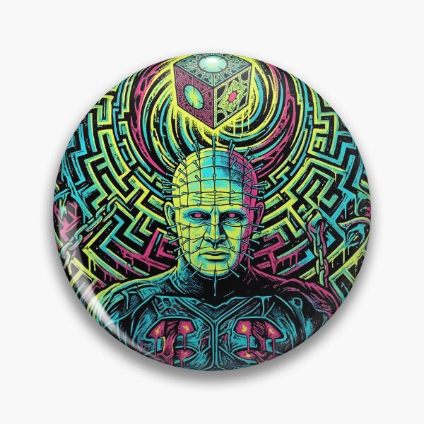 Item preview, "Acid Horror" Pinhead Neon Labyrinth & puzzle box designed and sold by THELOREAN.