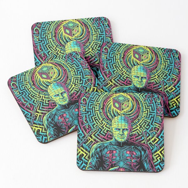 Item preview, "Acid Horror" Pinhead Neon Labyrinth & puzzle box designed and sold by THELOREAN.