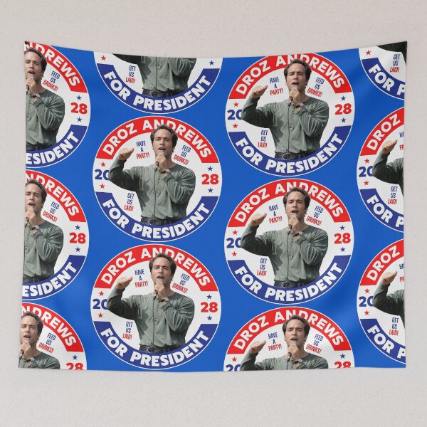 Item preview, Droz For President 2028 - PCU Movie designed and sold by darklordpug.