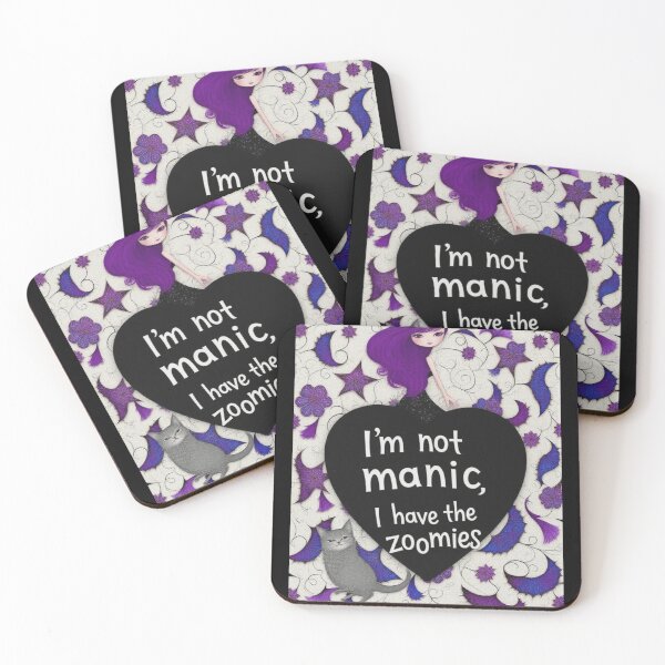 Item preview, I'M NOT MANIC, I HAVE THE ZOOMIES  designed and sold by Manicmomma78.