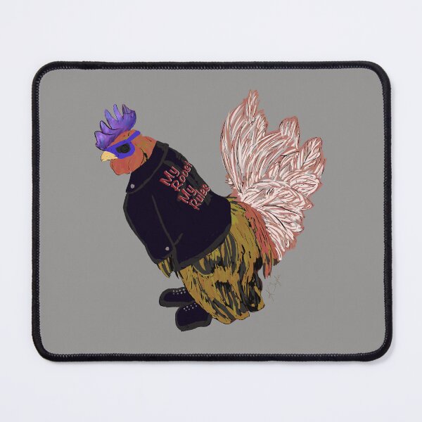 Item preview, My Roost My Rules - Badass Biker Rooster designed and sold by the-coin-jar-co.