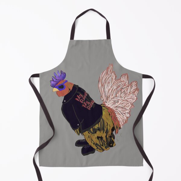 Item preview, My Roost My Rules - Badass Biker Rooster designed and sold by the-coin-jar-co.
