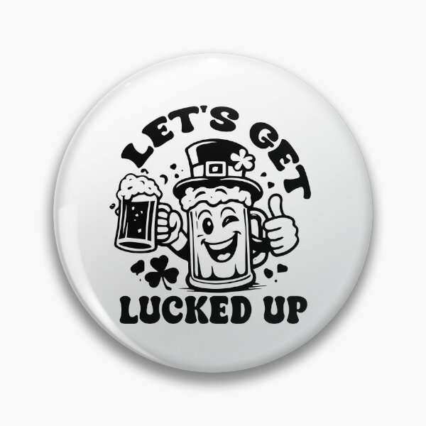Item preview, Let's Get Lucked Up - Funny St Patricks Day Drinking Humor Gift designed and sold by FuzionRaptor.