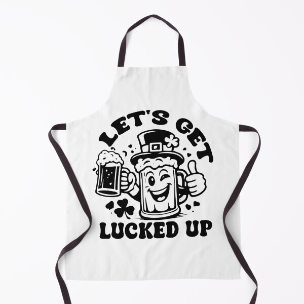 Item preview, Let's Get Lucked Up - Funny St Patricks Day Drinking Humor Gift designed and sold by FuzionRaptor.