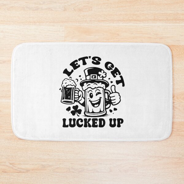 Item preview, Let's Get Lucked Up - Funny St Patricks Day Drinking Humor Gift designed and sold by FuzionRaptor.
