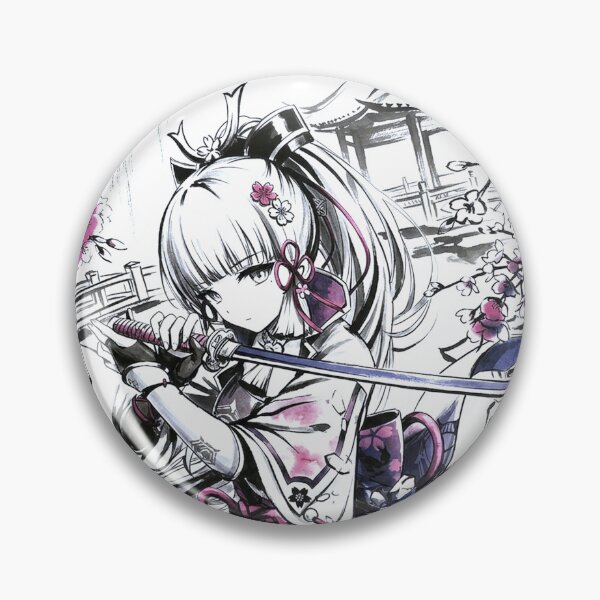 Artikelvorschau, Kamisato Ayaka Sumi-e entworfen und verkauft von Mitsugoshi.