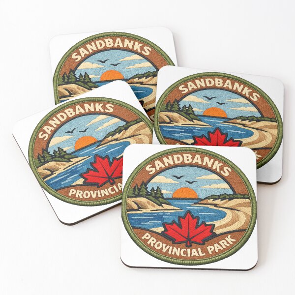 Item preview, Sandbanks Provincial Park Vintage Patch designed and sold by CompassLake.