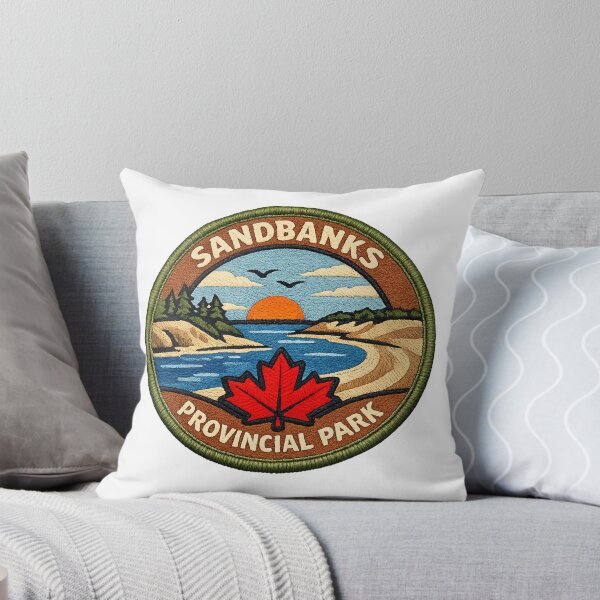 Item preview, Sandbanks Provincial Park Vintage Patch designed and sold by CompassLake.