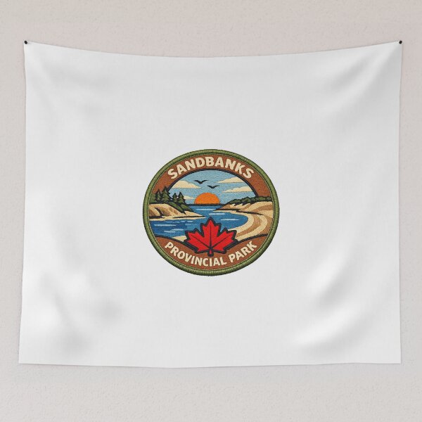 Item preview, Sandbanks Provincial Park Vintage Patch designed and sold by CompassLake.