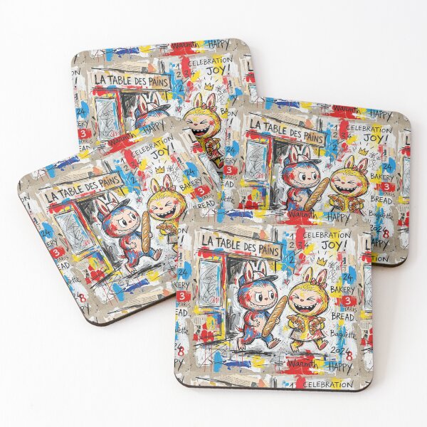 Item preview, Labubu is coming out of the bakery. designed and sold by Natalia-Vlad.