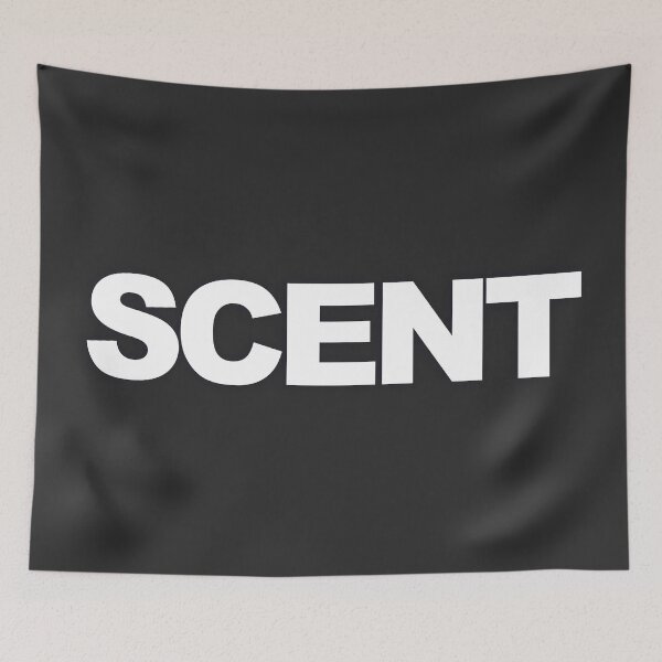 Item preview, SCENT — White Minimal Bold Type Statement designed and sold by WORDPAUSE.