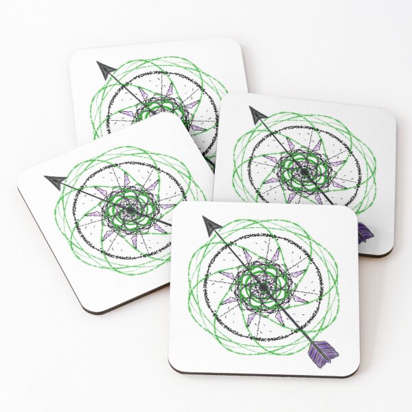 Item preview, Geometric Compass Spiral Line Art designed and sold by aadventures.