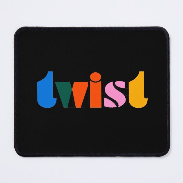 Item preview, Colorful “Twist” Typography Art – Playful Multicolor Word Design for Stickers & Prints designed and sold by Bright Nest Studio.