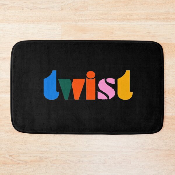 Item preview, Colorful “Twist” Typography Art – Playful Multicolor Word Design for Stickers & Prints designed and sold by Bright Nest Studio.
