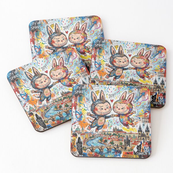 Item preview, Labubu lovers in flight. designed and sold by Natalia-Vlad.