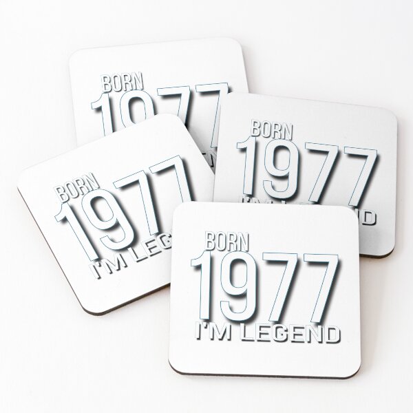 Item preview, Classic Born 1977 I'm Legend Typography designed and sold by DriftScents.