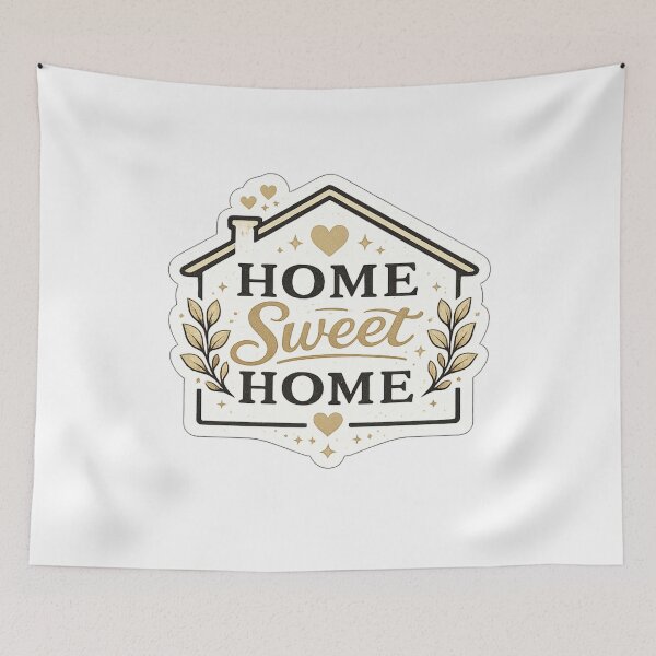Item preview, Home Sweet Home Cozy Housewarming Decor Design designed and sold by CLOUTKULT.