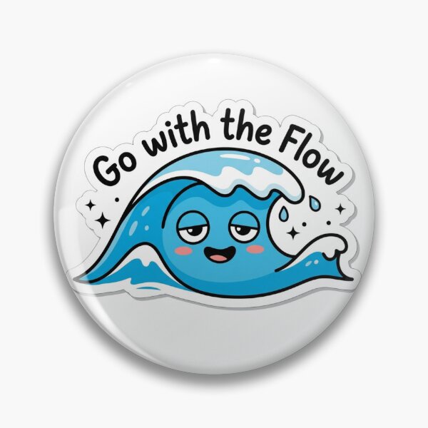 Item preview, Go with The Flow - beach vacation designed and sold by mancikart.