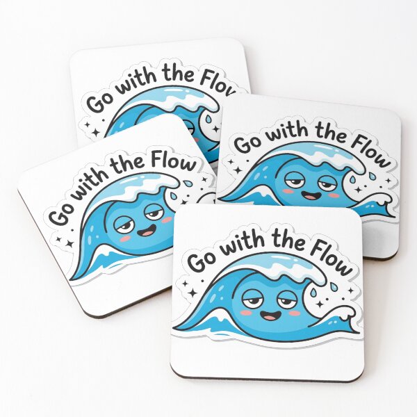 Item preview, Go with The Flow - beach vacation designed and sold by mancikart.