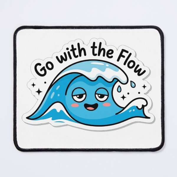 Item preview, Go with The Flow - beach vacation designed and sold by mancikart.