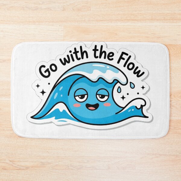 Item preview, Go with The Flow - beach vacation designed and sold by mancikart.