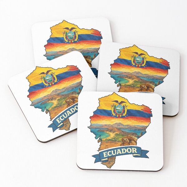 Item preview, Ecuador Flag Map Sticker designed and sold by francous03.