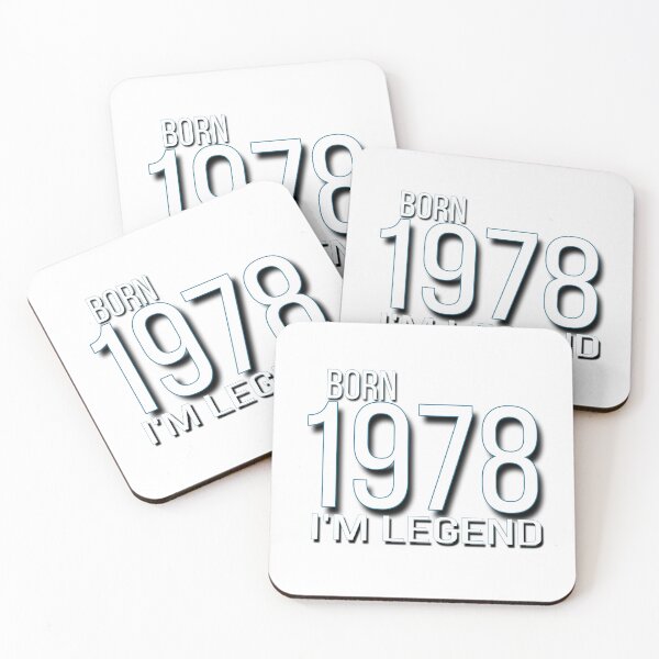 Item preview, Classic Born 1978 I'm Legend Typography designed and sold by DriftScents.