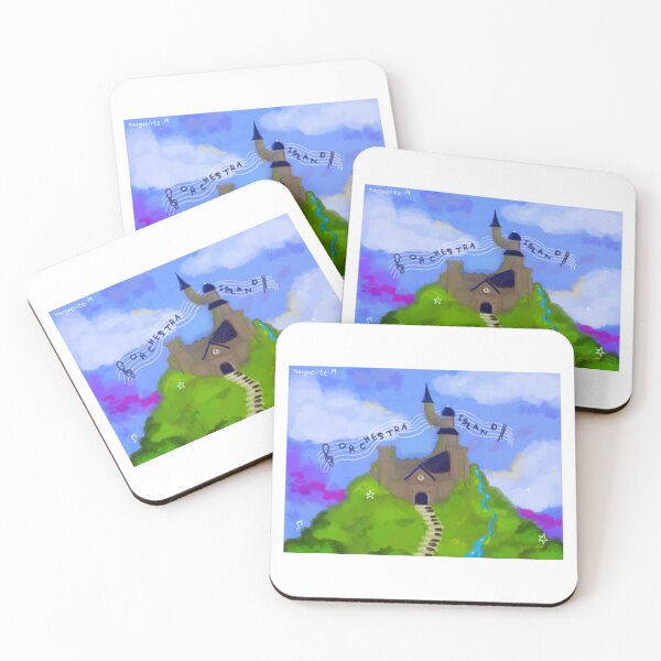 Item preview, Orchestra Island Castle Artwork designed and sold by ArtsyMarguerite.
