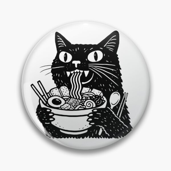 Item preview, CAT eating Korean Food designed and sold by Jessica Levaton.