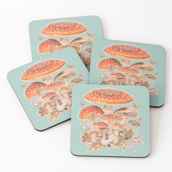 Item preview, Vintage Mushroom Collage Aesthetic designed and sold by AOCollections.
