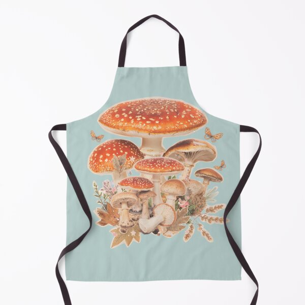 Item preview, Vintage Mushroom Collage Aesthetic designed and sold by AOCollections.
