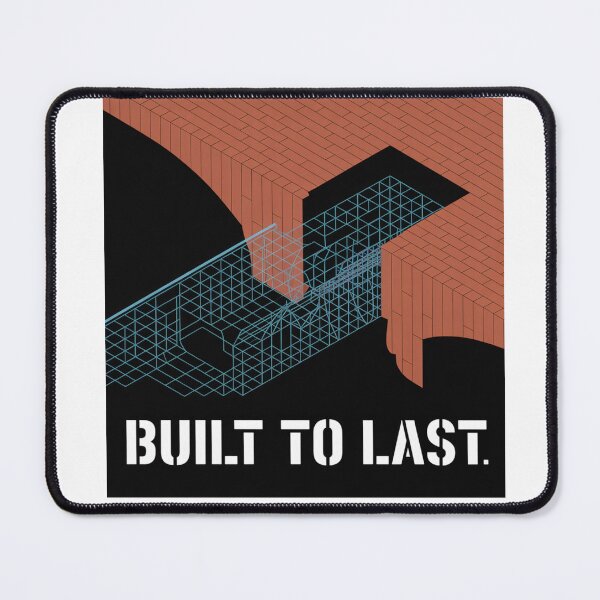 Item preview, Built To Last - Architectural Blueprint Resilience & Mental Health Strength Graphic designed and sold by kinany00.