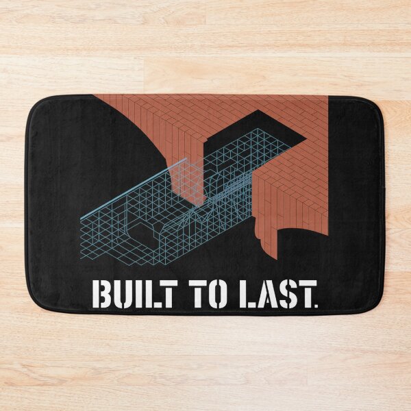 Item preview, Built To Last - Architectural Blueprint Resilience & Mental Health Strength Graphic designed and sold by kinany00.