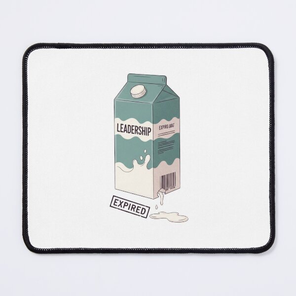 Item preview, Expired Leadership Milk Carton Satirical Design designed and sold by laterkatergator.