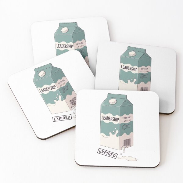 Item preview, Expired Leadership Milk Carton Satirical Design designed and sold by laterkatergator.