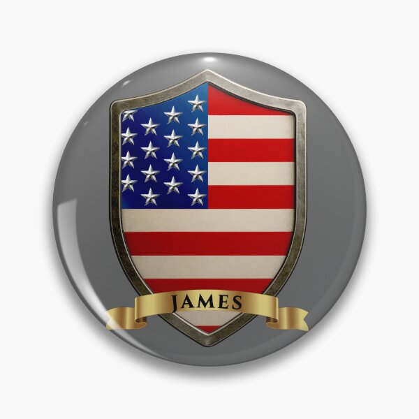 Item preview, USA Heritage Shield for James designed and sold by Highlandkings.