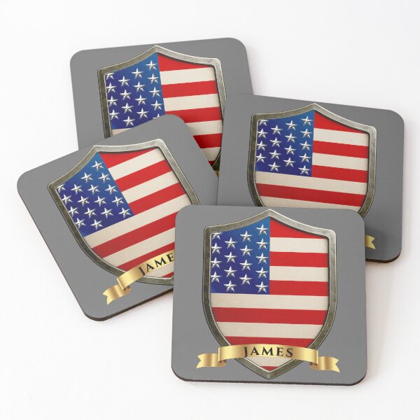 Item preview, USA Heritage Shield for James designed and sold by Highlandkings.